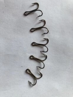 100 Hameçon Double N 8 Réf 9906 Bz Limerick Droit Pêche Vmc Promo