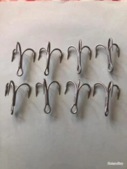 8 Hameçon Triple N 3/0 9626 Ps Permasteel Vmc Pêche Mer