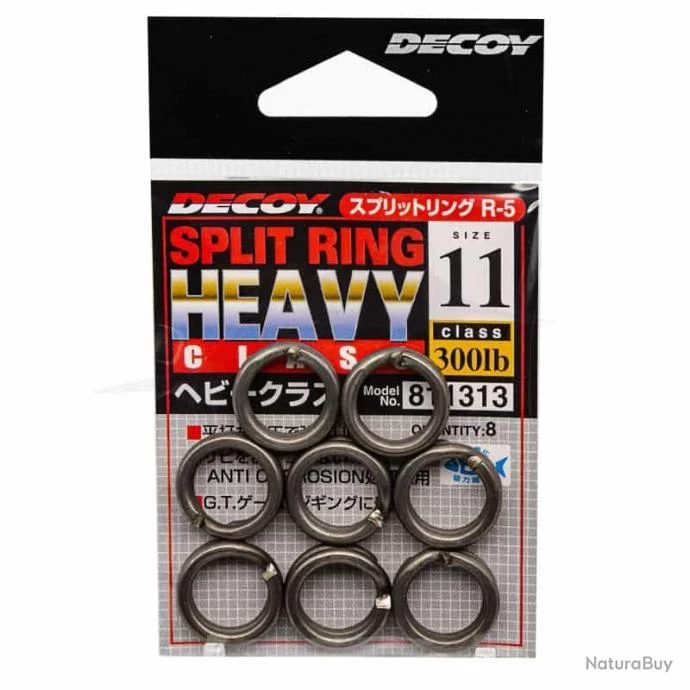 Anneaux Brisés Decoy Split Ring 300lb 3 Anneaux Brisés Decoy Split Ring 300lb