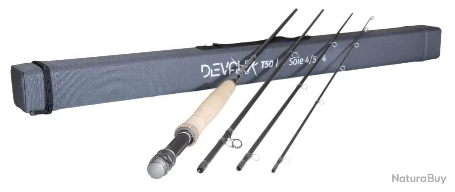 CANNE DEVAUX T50 7.6 Pieds - Brins 3 - Poids 75gr Soie 3/4 3 CANNE DEVAUX T50 7.6 Pieds - Brins 3 - Poids 75gr Soie 3/4