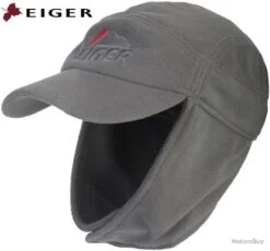 Promo: Casquette Eiger Fleece Ear Cap Grey