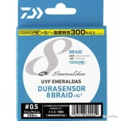 Daiwa Tresse Emeraldas Durasensor 8 Braid +Si2 9lb
