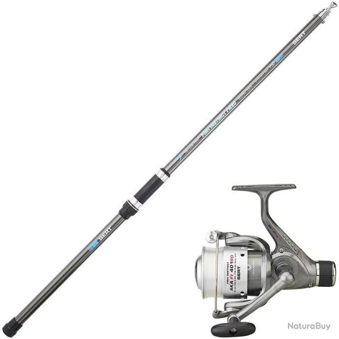 Ensemble Télescopique Sert Fish Instinct Fw20 Telepike + Aka Fi 501 Rd - 3.50 M / 80-150 G / Bleu 3 Ensemble Télescopique Sert Fish Instinct Fw20 Telepike + Aka Fi 501 Rd - 3.50 M / 80-150 G / Bleu