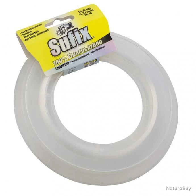 Fluorocarbone Sufix Invisiline Clear 20m Brac Ø 47/100 3 Fluorocarbone Sufix Invisiline Clear 20m Brac Ø 47/100