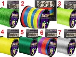 Fil De Peche Multifilament PE 8 Brins 300m, Couleur: Au Choix, Modele: 0.145mm 9.9kg