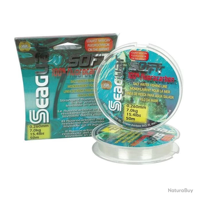 Fluorocarbone Soft Seaguar 50m 16/100-3KG 3 Fluorocarbone Soft Seaguar 50m 16/100-3KG