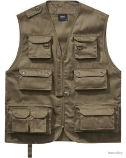 Brandit Gilet Hunting Couleur Vert.