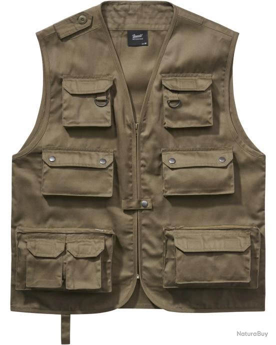 Brandit Gilet Hunting Couleur Vert. 3 Brandit Gilet Hunting Couleur Vert.