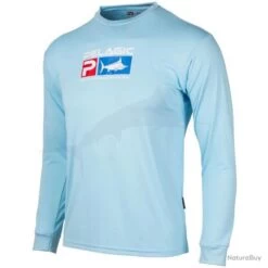 L-Shirt Pelagic Aquatek L Bleu Clair