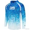 L Shirt Pelagic VaporTek Dorado Hooded Bleu