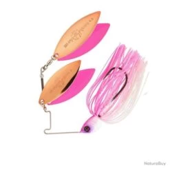 Leurre Sakura Cajun Spinnerbait Double Willow 3/4 Oz - 21g KICKER PINK