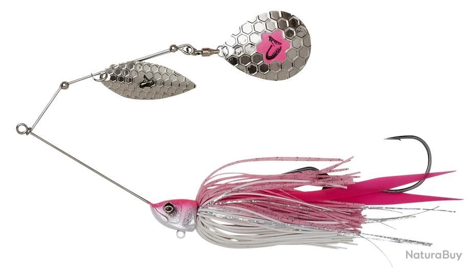Leurre Savage Gear Da'Bush Spinnerbait 14cm 21g PINK SILVER 3 Leurre Savage Gear Da'Bush Spinnerbait 14cm 21g PINK SILVER
