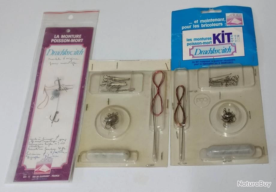 Lot De 11 Montures à Poisson Mort N°0 3 Lot De 11 Montures à Poisson Mort N°0