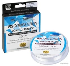 SUNSET Nylon Rs Competition Long Distance Baccarat Crystal 0,25Mm 300M 20/100-3,3KG