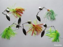 Pêche Des Carnassiers : Lot De 5 Spinnerbaits Différents