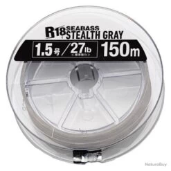 Seaguar R18 Seabass Stealth Gray PE X8 27lb 150m