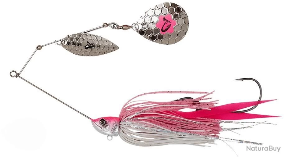 Spinnerbait Da'bush Savage Gear Pink Silver 3 Spinnerbait Da'bush Savage Gear Pink Silver