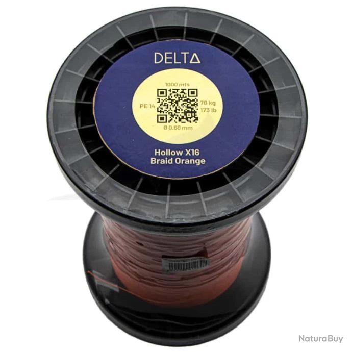 Tresse Delta Hollow X16 173lb 3 Tresse Delta Hollow X16 173lb