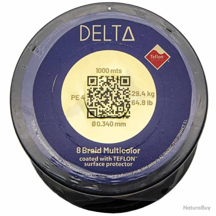 Tresse Delta X8 Multicolor 1000m 64,8lb 3 Tresse Delta X8 Multicolor 1000m 64,8lb
