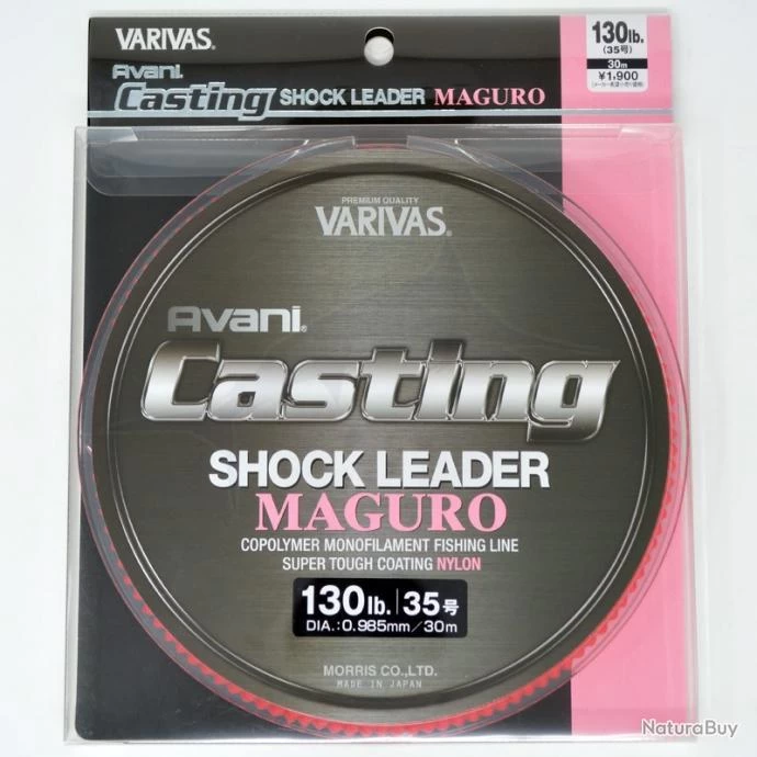 Varivas Avani Casting Shock Leader Maguro 130lb 3 Varivas Avani Casting Shock Leader Maguro 130lb
