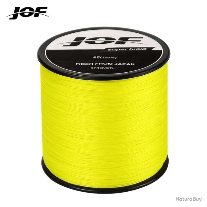 Tresse 1000 Mètre 36kg Jaune 3 Tresse 1000 Mètre 36kg Jaune