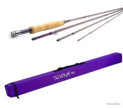 CANNE DEVAUX T56 10.4 Pieds - Nymph - 4 Brins - 98gr Soie 2/3