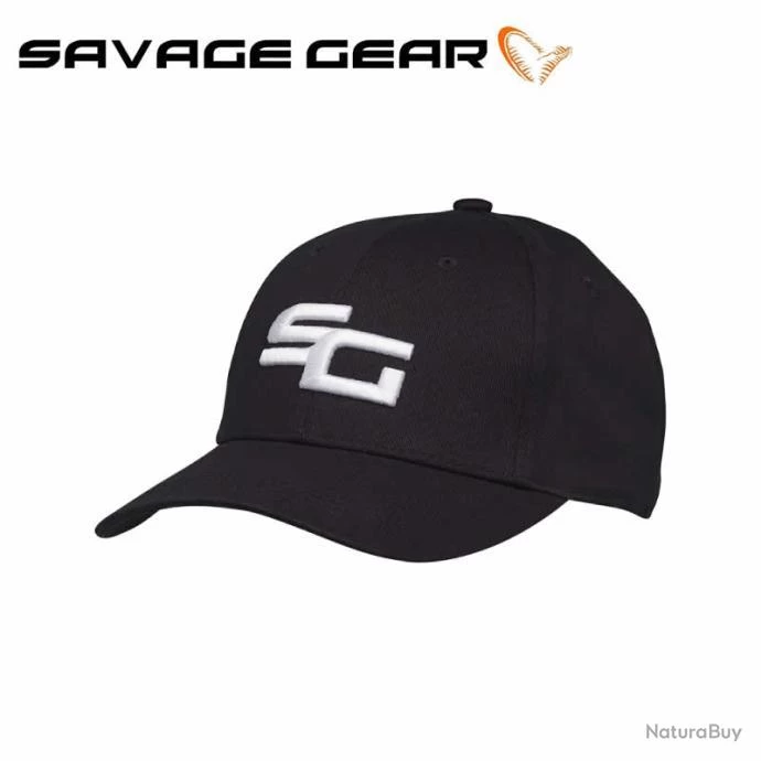 Casquette Savage Gear SG Baseball One Size Black Ink 4 Casquette Savage Gear SG Baseball One Size Black Ink – Image 2