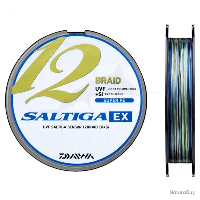 Daiwa Tresse Saltiga 12 Braid EX 600m 118lb 3 Daiwa Tresse Saltiga 12 Braid EX 600m 118lb