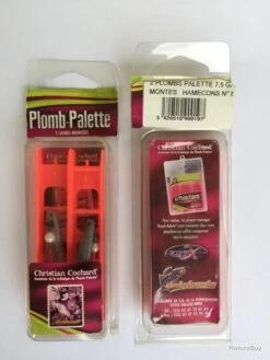 Lot De 4 Plombs Palettes CHRISTIAN COCHARD -Pêche à la mouche Soldes 00002 Lot de 4 Plombs Palettes CHRISTIAN COCHARD