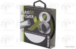 Powerline Braid Power 8 Brins Vert 0.23mm 135m
