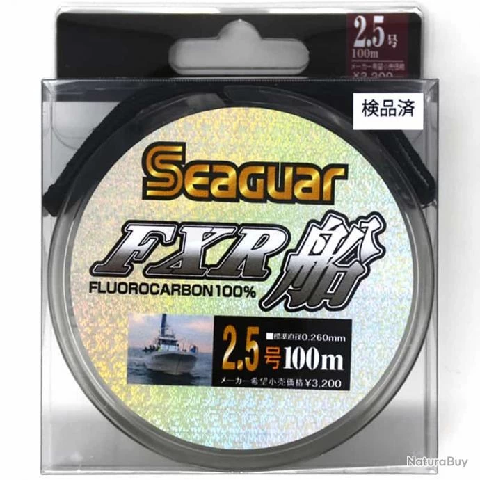 Seaguar Fluorocarbon FXR 100m #2.5 3 Seaguar Fluorocarbon FXR 100m #2.5