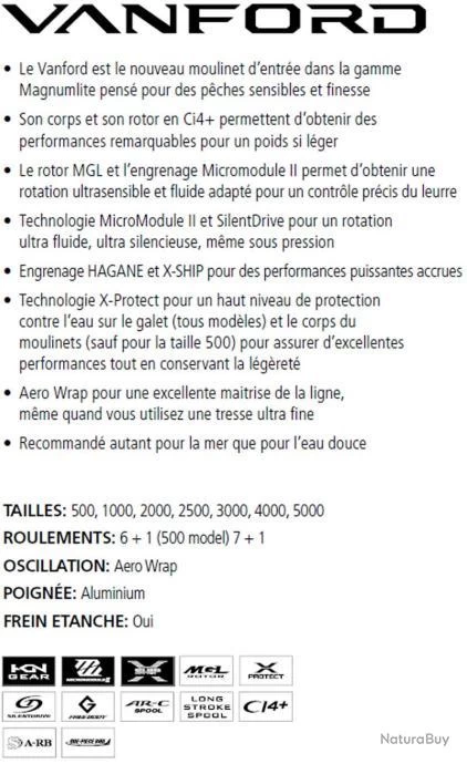 Vanford 4000MHG Moulinet Spinning Shimano 4 Vanford 4000MHG Moulinet Spinning Shimano – Image 2