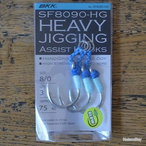 BKK Heavy Jigging Assist Hooks (SF8090-HG) 11/0 4 BKK Heavy Jigging Assist Hooks (SF8090-HG) 11/0 – Image 2