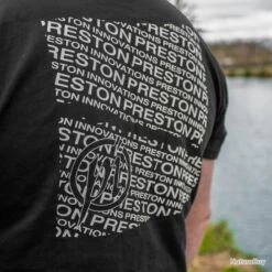 Black T Shirt Preston -Pêche à la mouche Soldes 00003 Black T Shirt Preston M