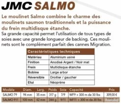 JMC Salmo 79 Moulinet Mouche JMC 7 JMC Salmo 79 Moulinet Mouche JMC -Pêche à la mouche Soldes 00003 JMC Salmo 79 Moulinet Mouche JMC