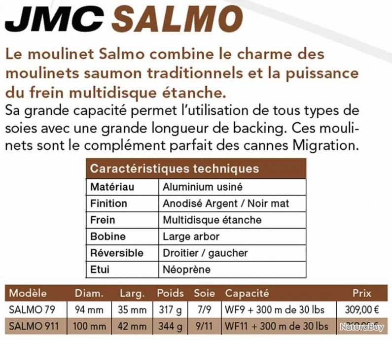 JMC Salmo 79 Moulinet Mouche JMC 5 JMC Salmo 79 Moulinet Mouche JMC – Image 3