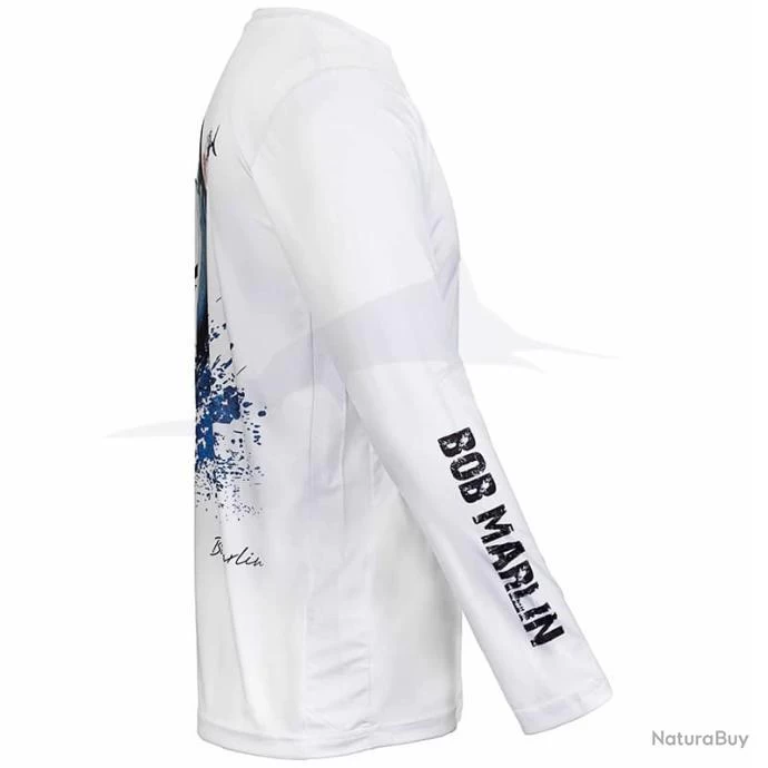 L Shirt Bob Marlin Performance Shirt Bazaruto Blanc 5 L Shirt Bob Marlin Performance Shirt Bazaruto Blanc – Image 3