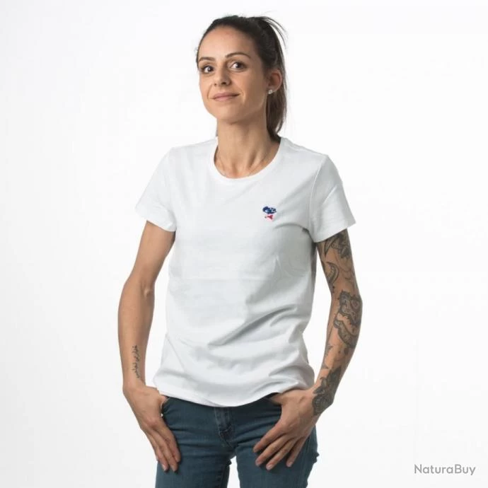 Tee-Shirt La Ligne Française Blanc Homme Ou Femme 5 Tee-Shirt La Ligne Française Blanc Homme Ou Femme – Image 3