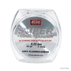 Fluorocarbone Asso "super Fluorocarbon" - Bobine De 50 M Diam. 30/100 -Pêche à la mouche Soldes 00004 FLUOROCARBONE ASSO SUPER FLUOROCARBON Bobine de 50 m diam. 30 100