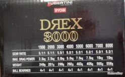 Ryobi Moulinet Tubertini Drex 3000 -Pêche à la mouche Soldes 00004 Moulinet Tubertini Drex 3000