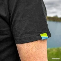 Black T Shirt Preston -Pêche à la mouche Soldes 00006 Black T Shirt Preston M