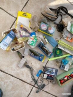 Lot Accessoires De Pêche Environ 12 Kilos -Pêche à la mouche Soldes 00009 Lot accessoires de peche environ 12 kilos