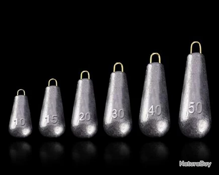Plomb Pêche Lot De 5 Pièces 70g 5 Plomb Pêche Lot De 5 Pièces 70g – Image 3