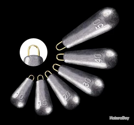 Plomb Pêche Lot De 5 Pièces 60g 4 Plomb Pêche Lot De 5 Pièces 60g – Image 2