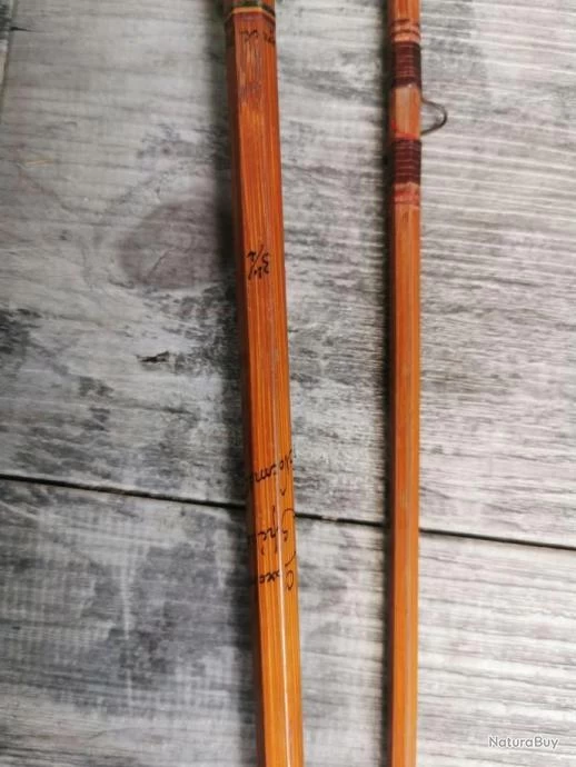 Canne à Mouche En Bambou Refendu Pezon Et Michel 4 Canne à Mouche En Bambou Refendu Pezon Et Michel – Image 2